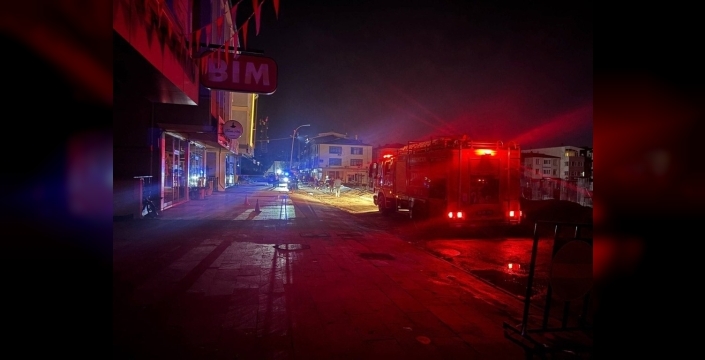 Erzincan'da inşaat alanında doğal gaz sızıntısı paniği: Ekipler alarma geçti