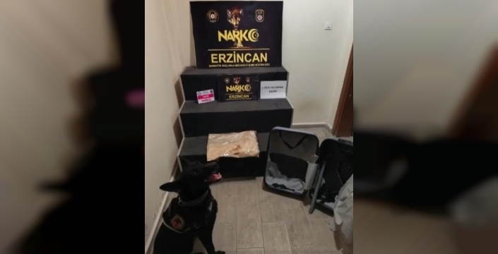 Erzincan'da nefes kesen operasyon: Koca bir eroin balyası ele geçirildi, şüpheli cezaevinde!