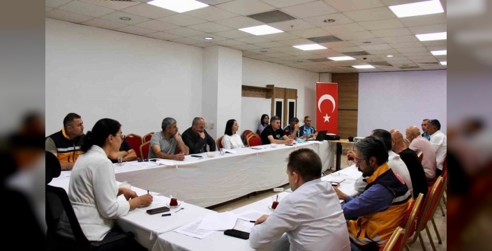 Erzincan'da sağlık afet planı tatbikatı için hazırlık toplantısı yapıldı