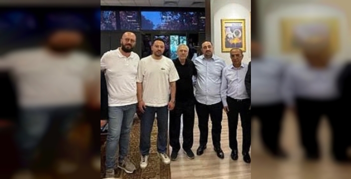 Erzurum'dan Aziz Yıldırım'a 'geçmiş olsun' ziyareti