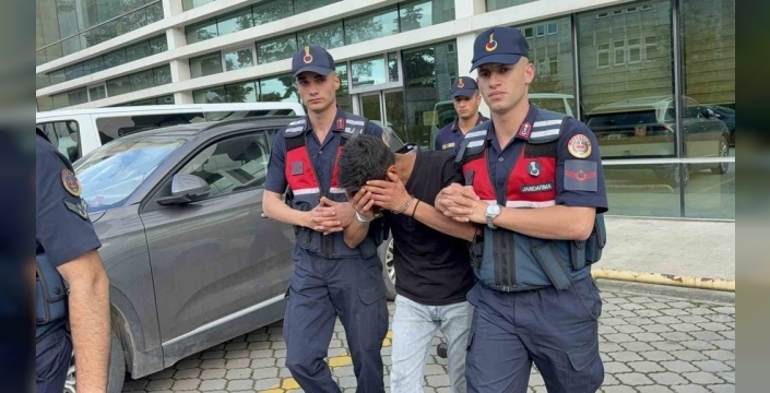 Evden iki televizyonu çalan zanlı, jandarma takibiyle yakalandı
