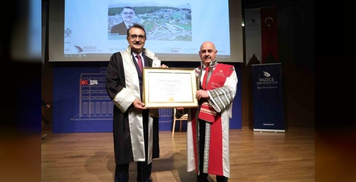 Fatih Dönmez'e Düzce Üniversitesi'nden fahri doktora: Enerji ve yapay zeka vurgusu