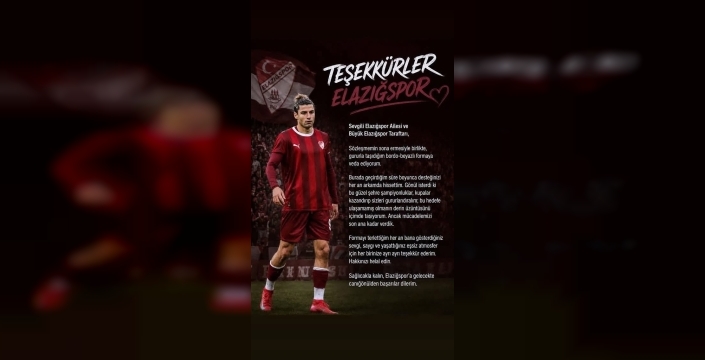 Fuat Bavuk, Elazığspor'a duygusal veda etti