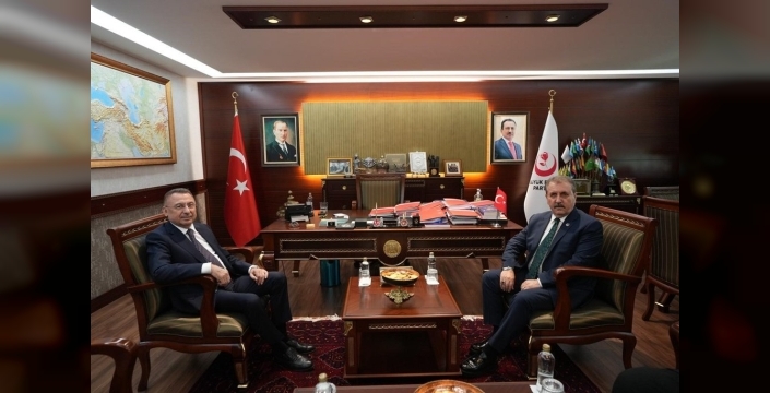 Fuat Oktay'dan BBP Lideri Destici'ye taziye ve tebrik ziyareti