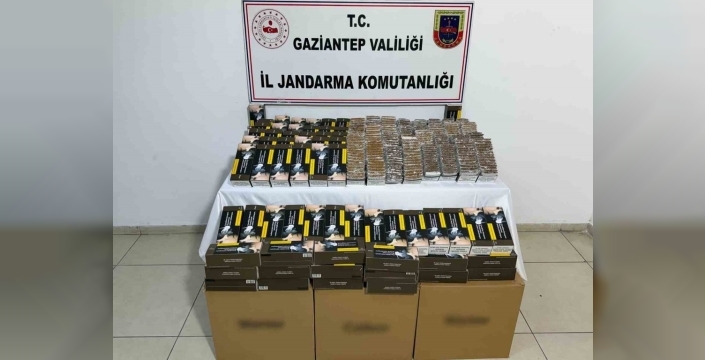 Gaziantep'te dev operasyon: Milyonluk kaçak eşya ve 2 gözaltı!