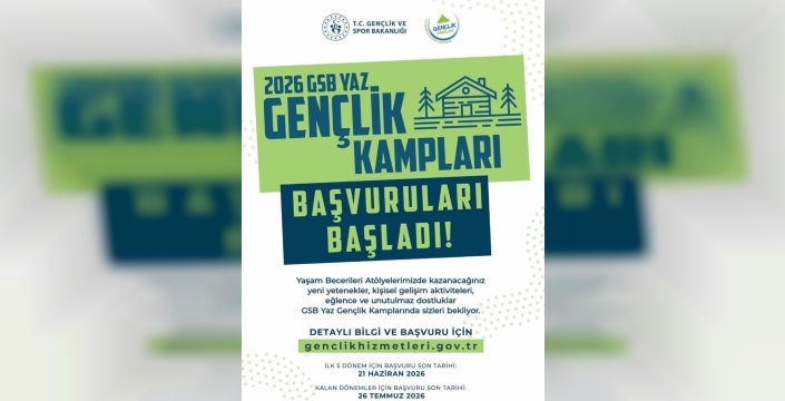 Gençlik ve Spor Bakanlığı'nın yaz gençlik kampları için başvurular başladı
