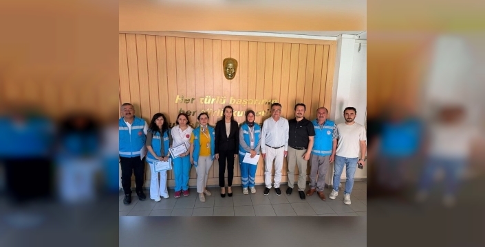 Gerze'de fedakar sağlıkçılara takdir: Başarı belgesi yağdı
