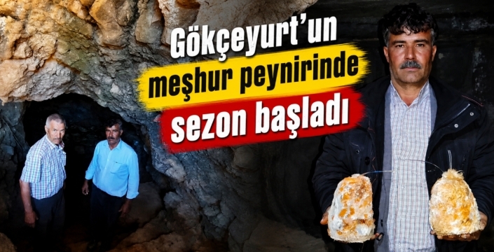 Gökçeyurt’un meşhur peynirinde sezon başladı