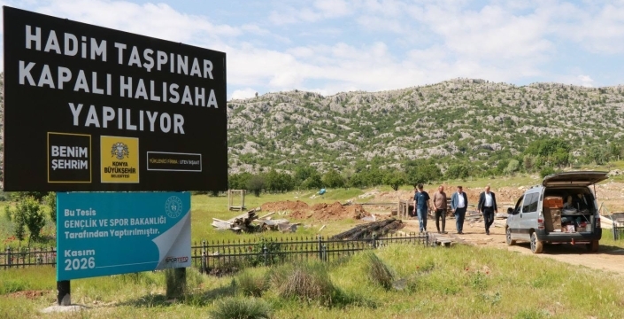 Hadim kapalı halı sahaya kavuşuyor