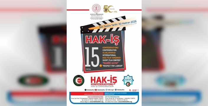 HAK-İŞ Uluslararası Kısa Film Yarışması 15. yılını kutluyor