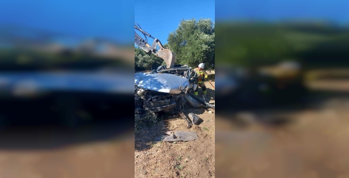 Hatay'da uçuruma yuvarlanan cipteki sürücü hayatını kaybetti