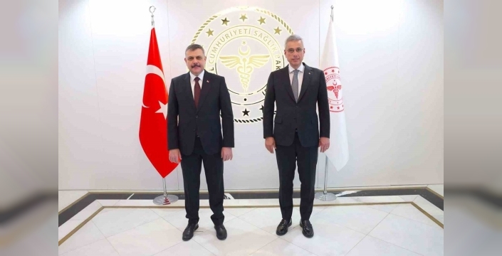 İçişleri Bakanı Çiftçi, sağlık alanında iş birliğini güçlendirmek için Memişoğlu ile bir araya geldi