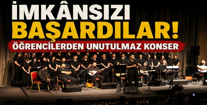 İmkânsızı başardılar! Öğrencilerden unutulmaz konser