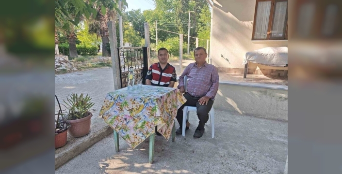 Jandarma, şehit ailelerini unutmadı: Vefa ziyareti gerçekleştirildi