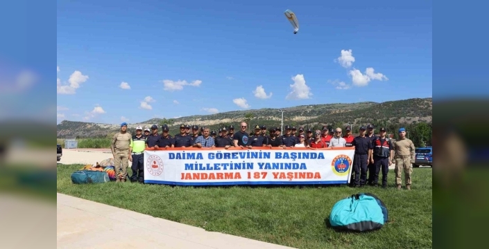 Jandarmanın 187. yılı, Burdur semalarında coşkuyla kutlandı
