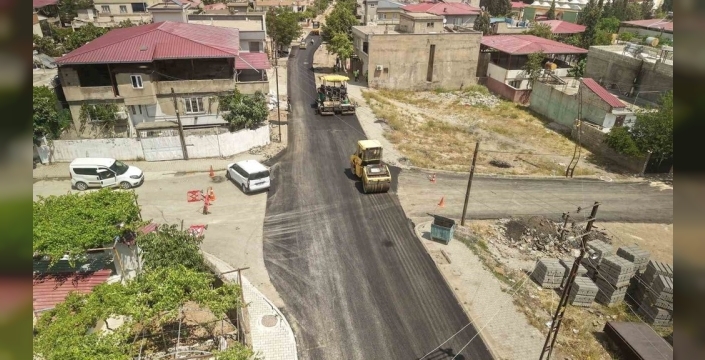 Kahramanmaraş'ta sıcak asfalt çalışmaları tamamlandı