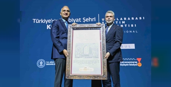 Kahramanmaraş, UNESCO’nun Edebiyat Şehri unvanını kazandı