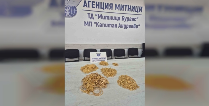 Kapıkule Sınır Kapısı'nda 5 kilo altın yakalandı