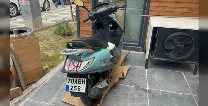 Karaman'da motosiklet kazası: Sürücü yaralandı