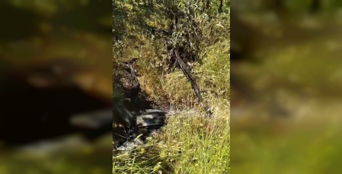 Kastamonu'da tüyler ürperten anlar: Bahçeye İHA düştü, ortalık alev topuna döndü!
