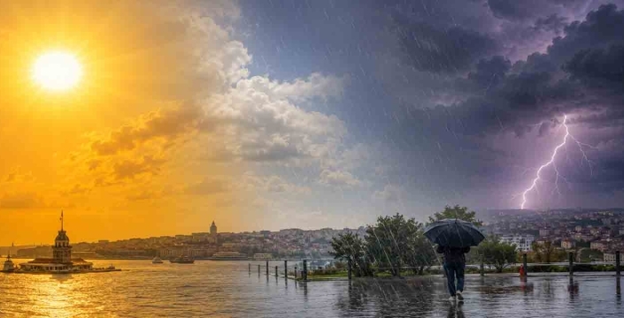 Kavurucu sıcaklar gidiyor! Hafta sonu sağanak yağış geliyor