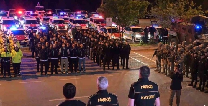 Kayseri'de dev uyuşturucu operasyonu: 211 kişi tutuklandı