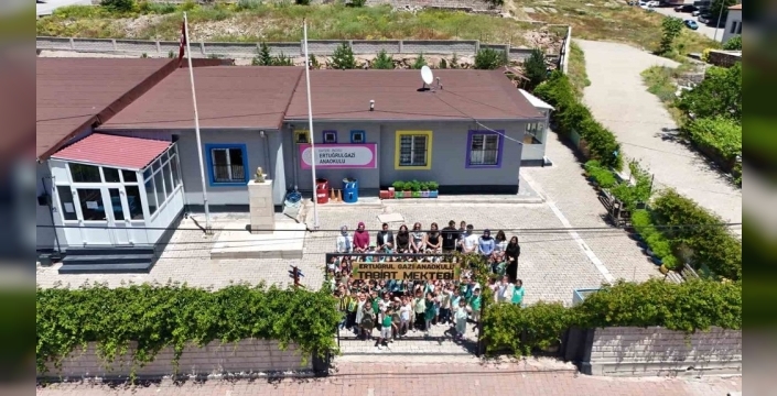 Kayseri'deki anaokulu, doğayla iç içe eğitim modeliyle dikkat çekiyor