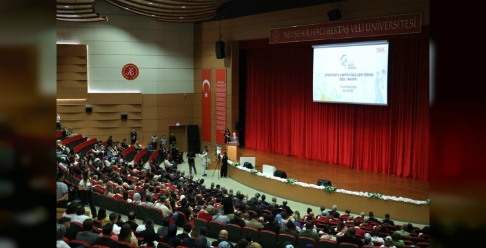 Kayseri Üniversitesi'ne YÖK'ten 'Spor Dostu Kampüs' takdiri!