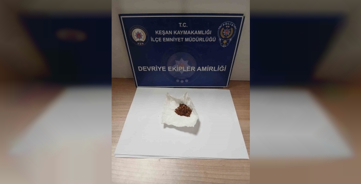 Keşan sokaklarında uyuşturucu operasyonu: 5 şüpheli yakalandı, maddeler ele geçirildi