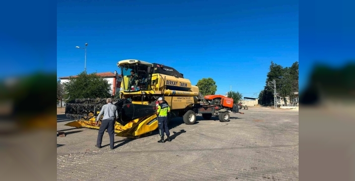 Kilis'te tarım sezonu öncesi traktör denetimleri başladı