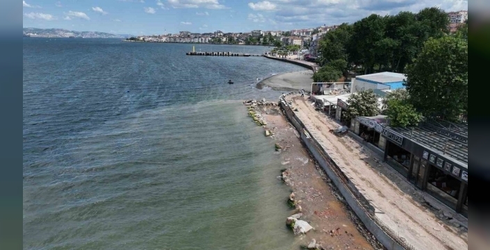 Kocaeli’nin Değirmendere sahili, modernizasyon çalışmalarıyla yenileniyor