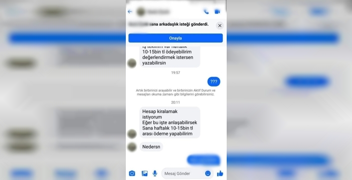 Kolay para kazanma vaadiyle IBAN kiralama dolandırıcılığına dikkat