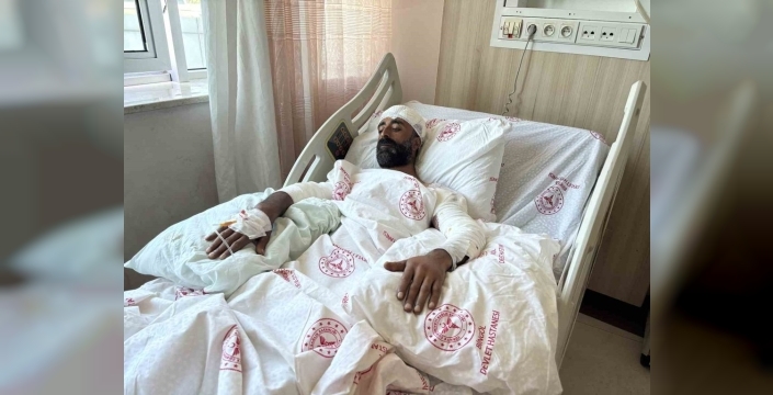 Korkunç anlar: Mantar toplarken ayı dehşetinden kollarıyla kurtuldu