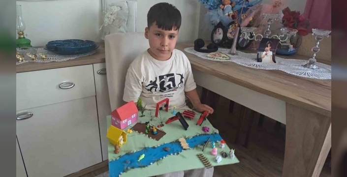 Küçük Göktuğ'dan büyük 'Doğal Yaşam' projesi: Geleceğin mühendisi hayallerini anlattı