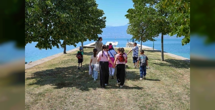 Küçük gözler Sapanca'nın büyüsünü ilk kez keşfetti
