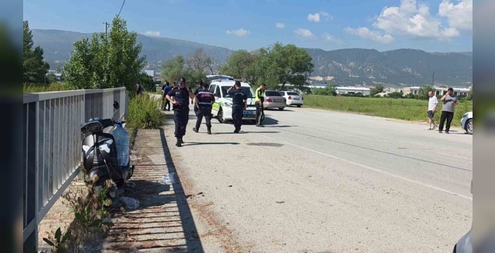 Kütahya'da yürek burkan kaza: Motosiklet sürücüsü hayati tehlikeyle hastanede