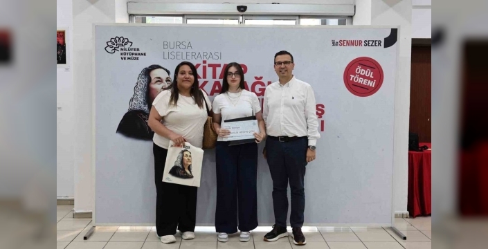 Liselerarası kitap kapağı yarışmasında ödüller sahiplerini buldu