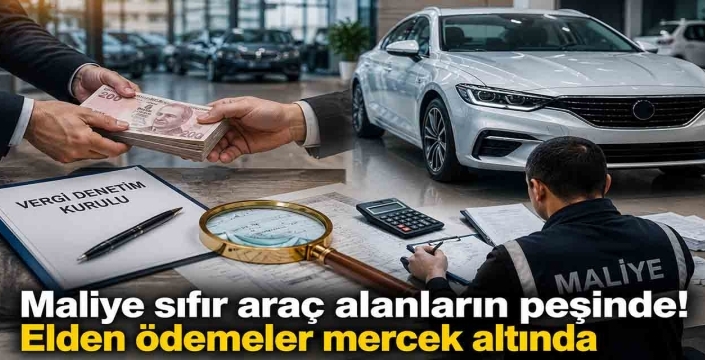 Maliye sıfır araç alanların peşinde! Elden ödemeler mercek altında