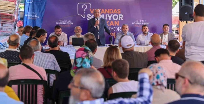 Meram'da mikrofon vatandaşta! Başkan Kavuş tüm soruları yanıtladı