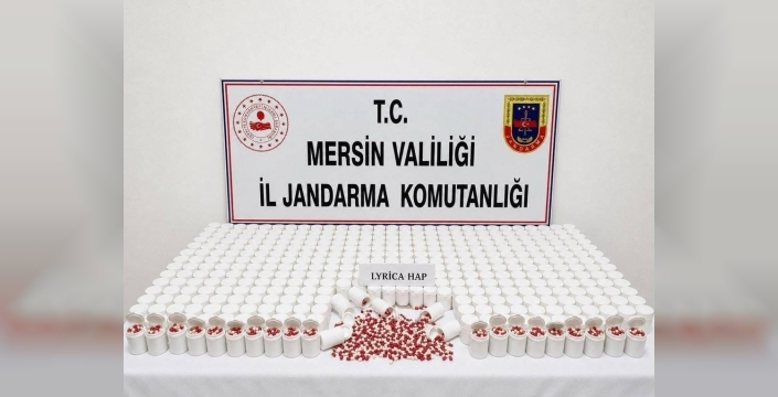 Mersin'de büyük uyuşturucu operasyonu: 22 bin 400 sentetik hap ele geçirildi