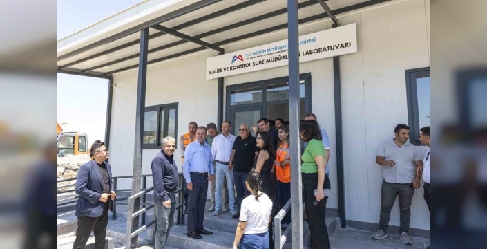 Mersin'de modern yol yapım merkezi açıldı