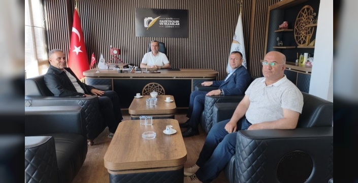 MHP Kahta İlçe Başkanı Çakmak'tan Gazeteciler Cemiyeti'ne ziyaret: 'Tek dayanağımız milletimiz