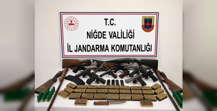 Niğde'de nefes kesen silah operasyonu: 14 kişi hakkında işlem!