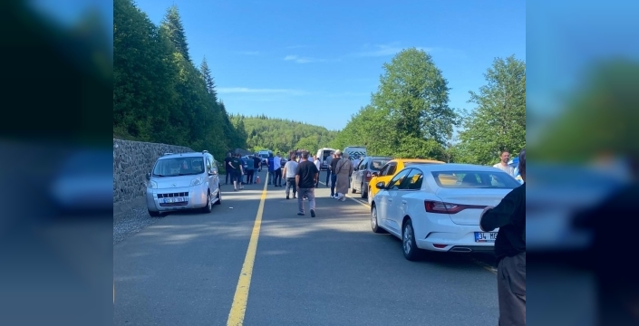 Ordu'da kontrolden çıkan araç, park halindeki araca çarptı: 3 yaralı