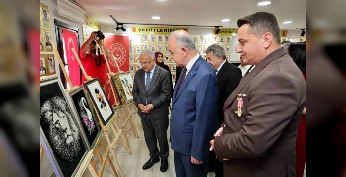 Ordu'da şehit yakınları ve gazilerden el sanatları sergisi açıldı