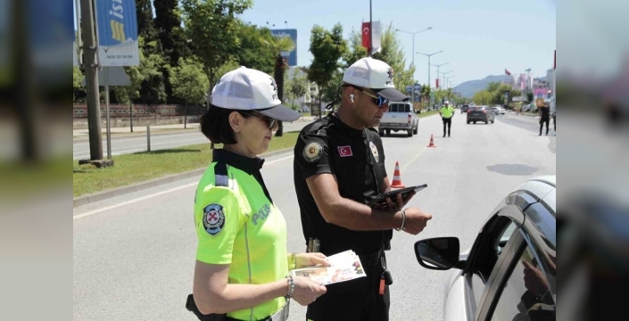 Ordu'da trafik denetimlerinde 22 bin araç kontrol edildi