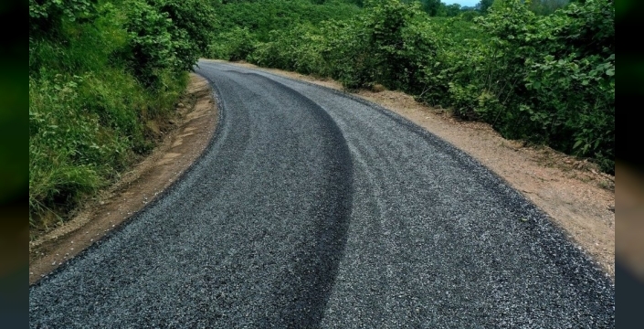 Ordu'nun kırsalına sıcak asfalt dokunuşu: Yollar modernleşiyor