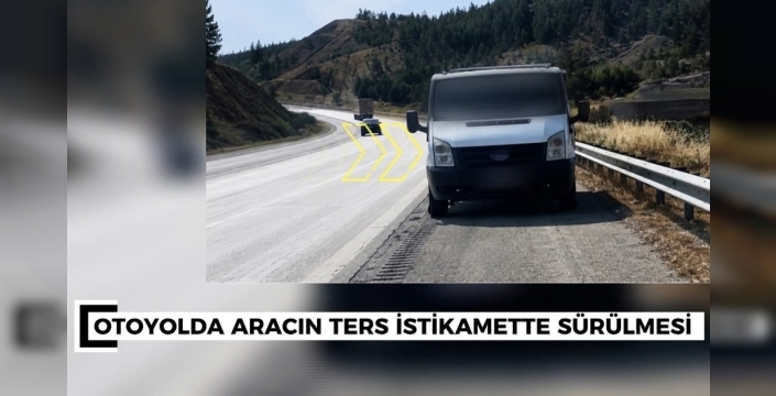 Otoyolda dehşet saçan sürücüye dev ceza: 90 bin TL