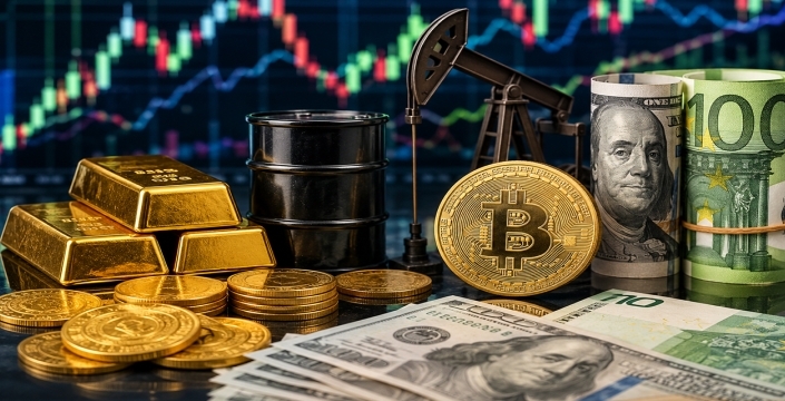 Piyasalar allak bullak! Altın ve euro düştü, petrol ile Bitcoin yükseldi