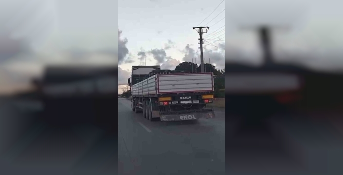 Plakasını kapatan tıra Samsun'da dev ceza: 236 bin lira!